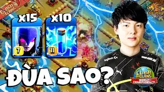Stars Đặt 18,000 USD v&agrave;o Combo Dị N&agrave;y ở Giải V&ocirc; Địch Thế Giới Clash of clans | Akari Gaming