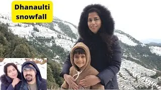First Snowfall 2022# Masoori, Dhanaulti, Surkanda (Uttrakhand)