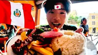 JAPONES probando comida PERUANA en TRUJILLO PERU 🇵🇪