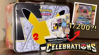 Rarest card in Celebrations?! Pokemon Celebrations Chest opening