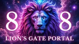 ✨ACTIVA el PORTAL DEL LEÓN 8/8 🦁 con 888 Hz 🔊 MANIFIESTA ABUNDANCIA INFINITA 💰🌌