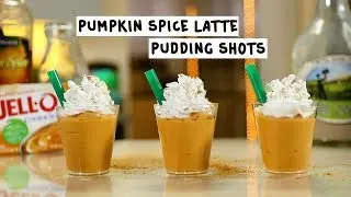 Pumkin Spice Latte Pudding Shots