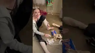 Tessa being chaotic for 3 minutes straight 😂✨ #ballet #ballerina
