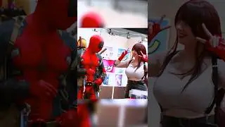 Tifa gives a physics lesson and... WOW! #deadpool #tifa #cosplay