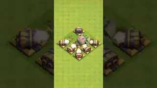 Mountain Golem vs Deadly Double Cannon - Clash of Clans