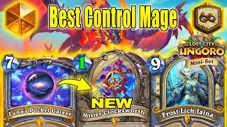 NEW Best Control Mage Deck That's Actually Good! The Lost City of Un'Goro Mini-Set | Hearthstone