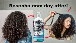 TESTEI no meu CABELO CACHEADO o CURLY STYLING CREAM da SOUL POWER *resenha com day after* ✨