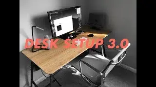 Simple Macbook Pro Ikea Desk Setup 2018.