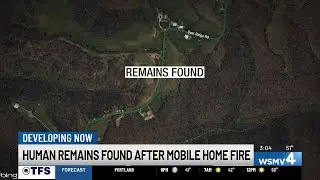 Human remains found after mobile home fire