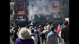 Engine number 9 returns to Mill Valley after so many years !