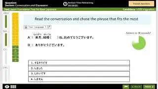 JFT Basic A2 conversation and expression Test #jft