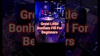 John Bonham Drum fill for beginners..Students Favourite (Diddle-de-da)