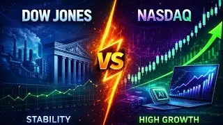 Dow Jones vs NASDAQ Explained | US Market Ka King Index 📉📈