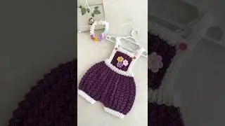 Crocheted baby shorts #crochet