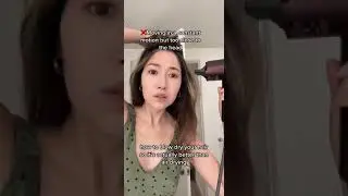 Как сушить волосы феном, чтобы это было даже лучше, чем сушка на воздухе #волосы #уходзаволосами ...