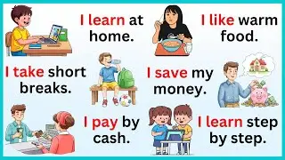 100 Common Daily English Sentences | Improve English Speaking Practice | Speak English for Kids