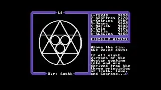 Ultima IV on the C-64 Stygian Abyss Level 8 and End