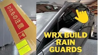 EZ Side Window Deflector Install (Rain Guards) 22 WRX #2022wrx #wrx
