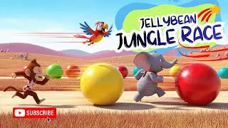 Jellybean Jungle Race I The Sweetest Animal Adventure! #nurseryrhymes #kidssongs #kids #kidsvideo