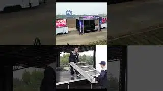 ST315 Hydraulic Mobile Stage Trailer &ndash; 51㎡ outdoor stage, quick setup, professional performance!