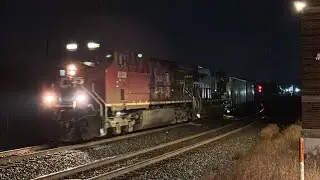 Canadian Pacific Duo + KCSM DPU Lead CSX M810 through Bound Brook!