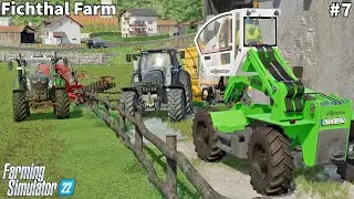 Soil Preparation, Sowing Wheat & Spreading Lime, Selling Milk│Fichthal│FS 22│Timelapse#7