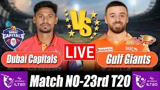 ILT20 Score 2025 |  Dubai Capitals vs  Gulf Giants 23rd T20 Bangla Commentary & Analysis