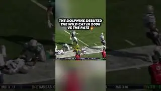 The Dolphins Wildcat was UNLEASHED in 2008 🔥 #miamidolphins #patriots #footballhighlights #nfl