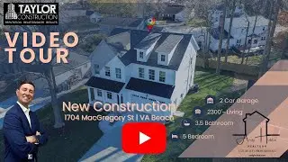 Moving to Virginia Beach? How about this brand new home by Taylor Construction!? VA Beach Realtor