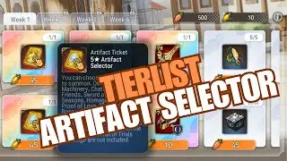 [Epic Seven INDO] TIERLIST ARTIFACT SELECTOR 2025 OPERATION CATCH ZIEG