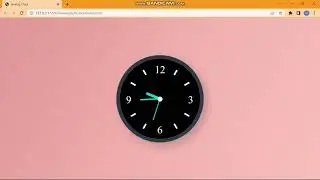@WebCube Channel  | How to make an Analog Clock with source code. #programming #video #viralvideo