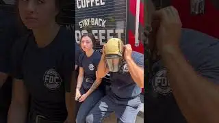 Chugging done right. #coffee #mask #can