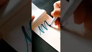 Lettering Alphabet Tutorial | Crayola Supertips #letteringbeginner #howtocalligraphy #art #shorts