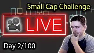🔴 LIVE: Pre-market SMALL CAP Trading || Day 2/100
