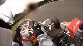 Stuart Hubbard Rotax Max Crash