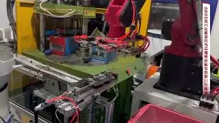 0805 with dual station rotating vertical injection molding machine hardware packaging