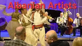Albanian artists in Tirana, traditional dances, for Christmas and New Year 2026, support for Ukraine