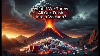 What If We Threw All Our Trash into a Volcano?
