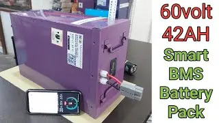 60volt 42AH Smart BMS Lithium Lifepo4 Battery Pack #myinnovation #lithiumbattery
