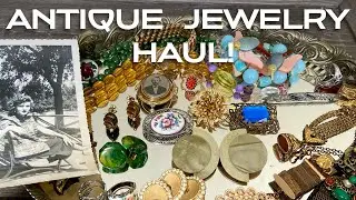 Antique Jewelry Haul! Victorian, Deco, Mid Century and more.