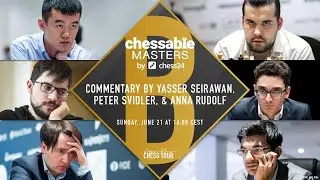 Chessable Masters | Day 2 | Peter Svidler | Yasser Seirawan | Anna Rudolf