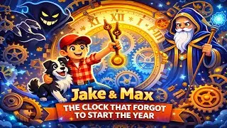 Jake & Max: The Clock That Forgot to Start the Year ⏰✨ | New Year Magic Adventure