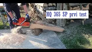 Husqvarna 365 SP završen ispušni lonac i test u drvu (8/X)