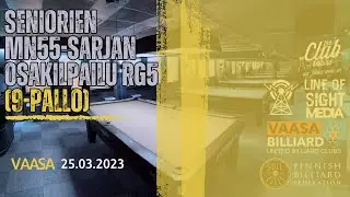 Kiveli&ouml; Aarno vs. Timo Wolff | 9-pallo | Race to 5 | Winner round 2 | MN55-sarja RG5 | Table 6