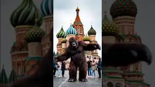 Bigfoot Joins the Global Dance Challenge 🕺🌍 #shorts