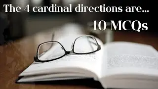 The four cardinal directions are - 10 MCQs on Directions