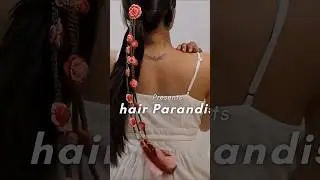 crochet  Hair Parandi Tutorial &ndash;  #shorts  #crochethair #roseflowers #cute