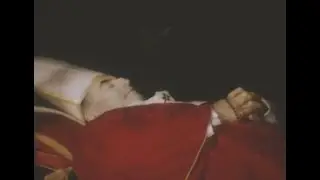 Pope John Paul I (Albino Luciani) lies in state in St. Peter's Basilica [1978]