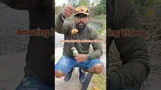 Bottle gucha hook fishing technique,How to hook fishes on gucha, Fishing technique,Fish huntingvideo