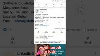 Accountant Job in Dubai #tally #job #new #viral